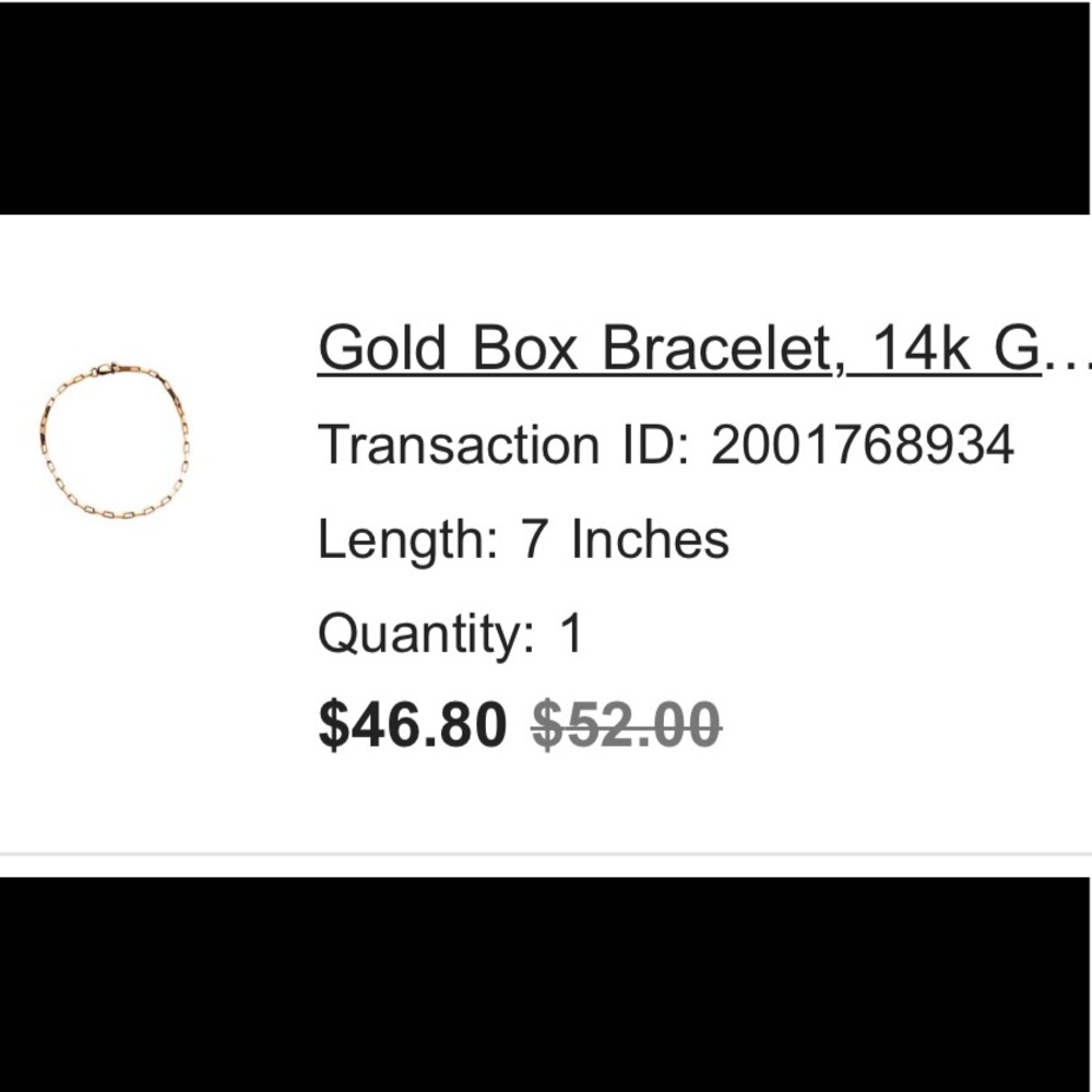 The RoseGypsy Gold Box Bracelet - Picture 5 of 5